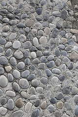 Image showing Background with round stones