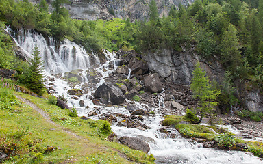 Image showing Waterfall in the forest