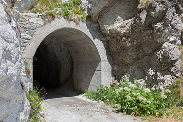 Image showing Small dark tunnel