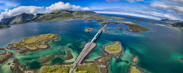 Image showing Lofoten bridges