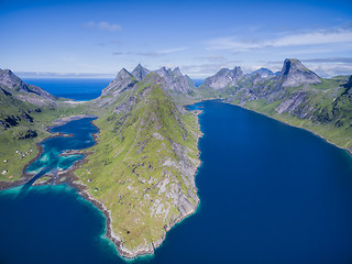 Image showing Reinefjorden on Lofoten