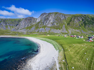 Image showing Beach in Unstad