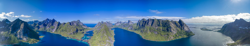 Image showing Fjords panorama