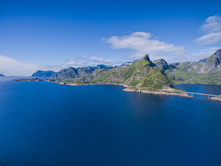 Image showing Lofoten islands coast