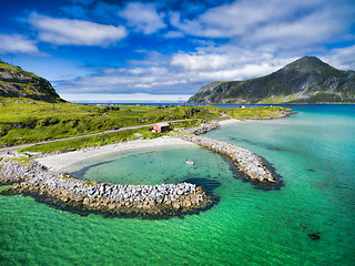 Image showing Harbor on Lofoten