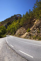 Image showing the mountain road  
