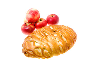 Image showing Pie with apples