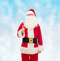 Image showing man in costume of santa claus