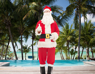 Image showing man in costume of santa claus