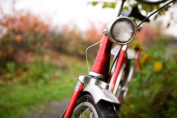 Image showing Retro Bike Detail