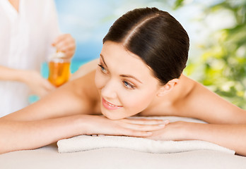 Image showing woman in spa