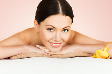 Image showing woman in spa