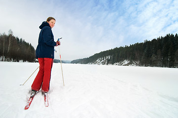 Image showing Cross Country Skier