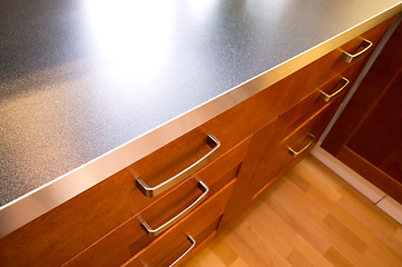 Image showing Kitchen Counter and Drawer