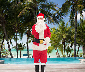 Image showing man in costume of santa claus