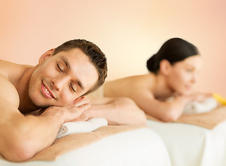 Image showing couple in spa