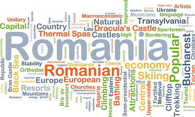 Image showing Romania background concept