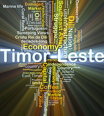 Image showing Timor-Leste background concept glowing