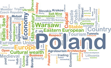 Image showing Poland background concept