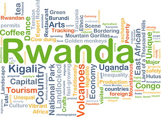 Image showing Rwanda background concept