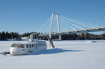 Image showing Frozen river