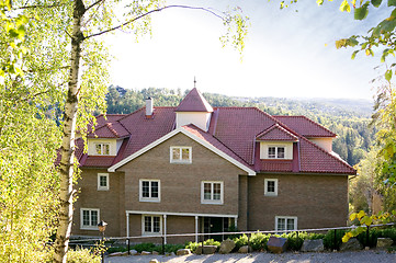 Image showing Large Mansion with View