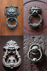 Image showing  antique door knockers
