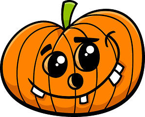 Image showing jack halloween pumpkin cartoon