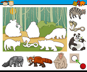 Image showing educational preschool task cartoon