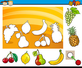 Image showing cartoon educational task for children