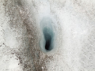 Image showing ice hole