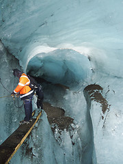 Image showing inside glacier