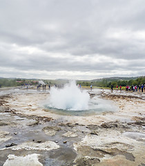 Image showing geyser in Iceland