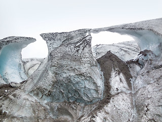 Image showing glacier detail in Iceland