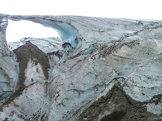 Image showing glacier detail in Iceland