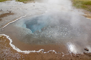 Image showing geyser in Iceland