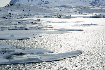 Image showing Glacier lagoon Jokulsarlon, Iceland