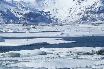 Image showing Glacier lagoon Jokulsarlon, Iceland