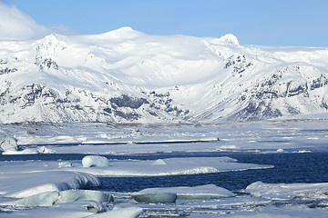 Image showing Glacier lagoon Jokulsarlon in Iceland