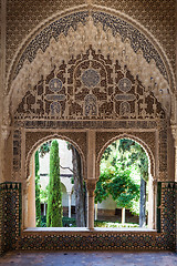 Image showing Arabian Door in Alhambra