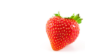 Image showing Real strawberry