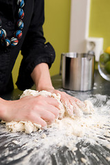 Image showing Making Bread Detail