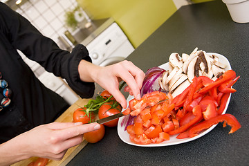 Image showing Vegetable Platter