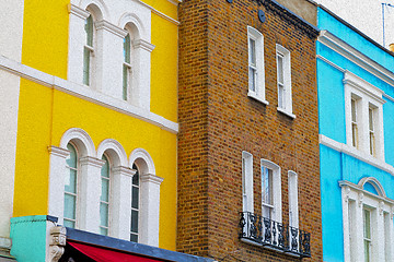 Image showing notting   hill  area  in london england old suburban and antique