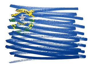 Image showing Flag illustration - Nevada