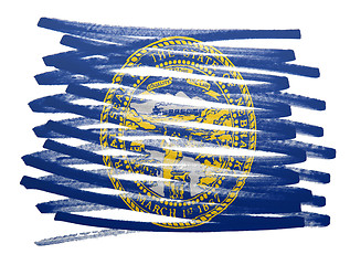 Image showing Flag illustration - Nebraska