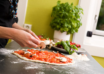 Image showing Homemade Italian Style Pizza