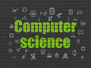 Image showing Science concept: Computer Science on wall background