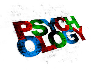 Image showing Healthcare concept: Psychology on Digital background