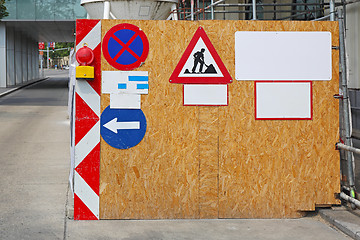 Image showing Construction Site Barrier